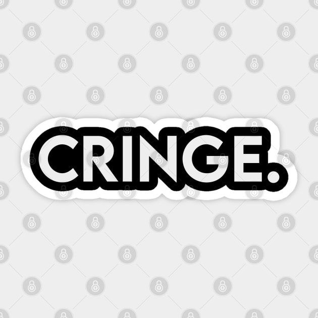 Cringe Sticker by Takamichi